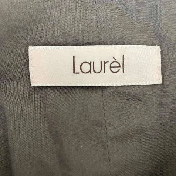 Laurel Casual Cotton Taupe Gray Spring Summer Dress EUR 34 US 2 - Picture 7 of 8